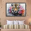 (US Local)Tiger-14CT Stamped Cross Stitch Kit(62x44cm)