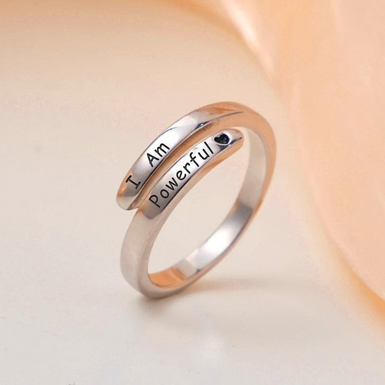 For Daughter/Granddaughter - I am powerful Ring
