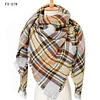 Plaid Pashmina Scarf Winter Scarf For Women