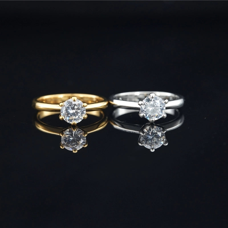 Retro Geometric Titanium Steel Rings