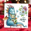 uk.everydayedeals 6Pcs DIY Diamond Painting Greeting Card - Dinosaurs