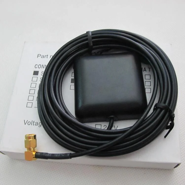 GPS Car Navigation Antenna DAM1575A2 Bend 3M Dual-Stage Amplification High Signal 1575.42MHZ GPS Module Active Antenna