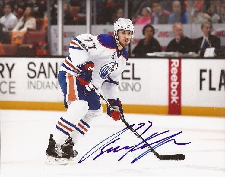 Oscar Klefbom signed Edmonton Oilers 8x10 Photo Poster painting autographed