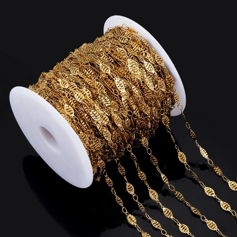 1 Piece 304 Stainless Steel 1M Jewelry Accessories Chain