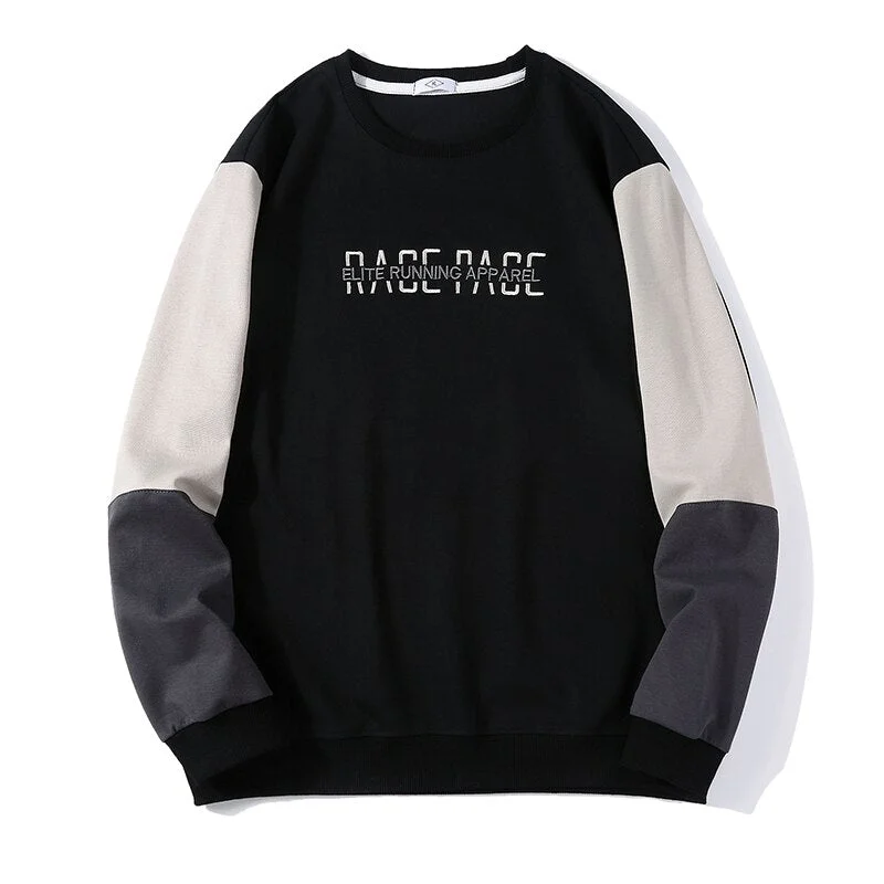 DEEPSENCE Fashion Men's Pullover Men's Spring and Autumn 2021 Men's Casual Breathable Pullover Sweater Men's Sports Pullover Men