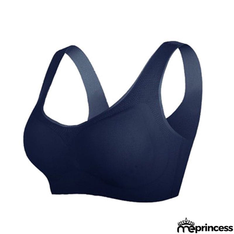 Summer Ultra-Thin Ice Silk Seamless Breathable No Steel Ring Anti-Sagging Plus Size Bra