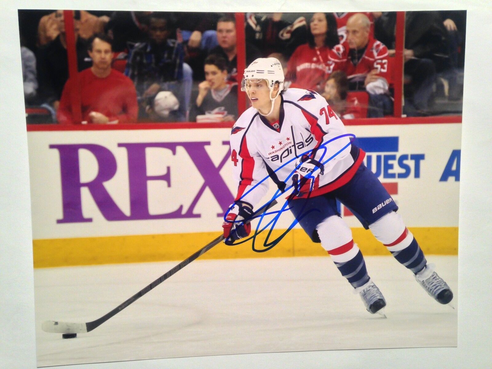 JOHN CARLSON Washington Capitals AUTOGRAPH Photo Poster painting signed GLOSSY 8x10