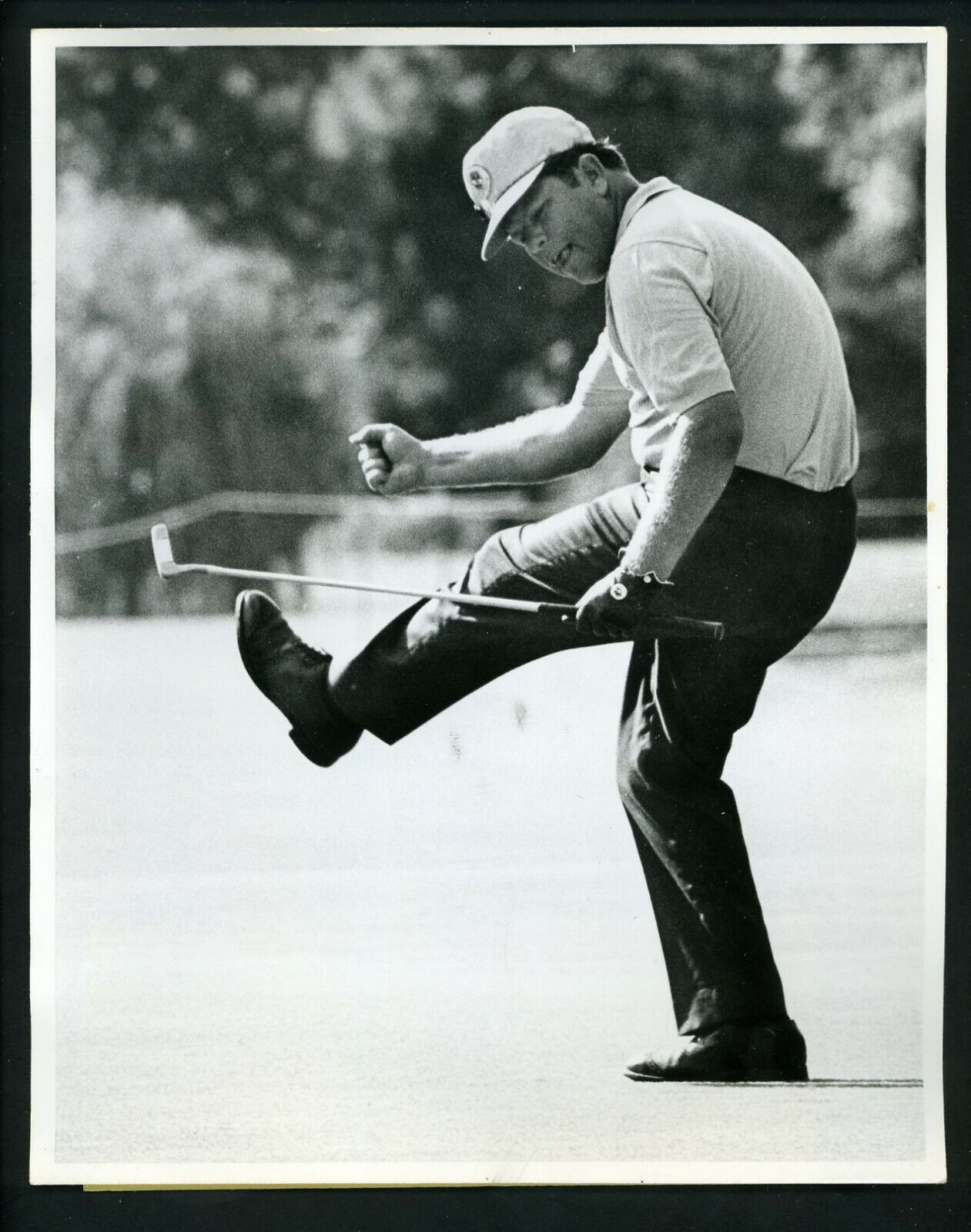 Orville Moody wins 1969 U.S. Open Golf Cypress Creek Houston Press Photo Poster painting