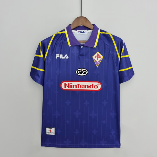 Retro 97/98 Florence Fiorentina Home Thai Quality Football Shirt