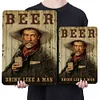 Drink Like A Man - Metal Tin Signs(8*12Inch/12*16Inch) - Bar