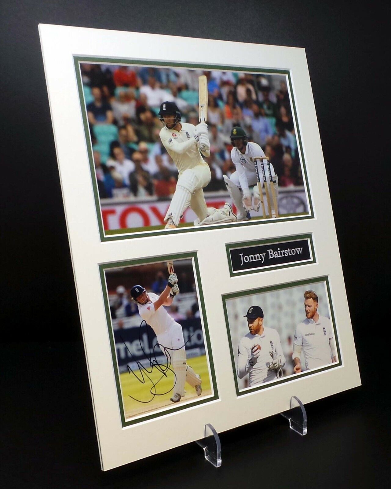 Jonny BAIRSTOW Signed Mounted Photo Poster painting Display 1 AFTAL COA England Cricket Batsman