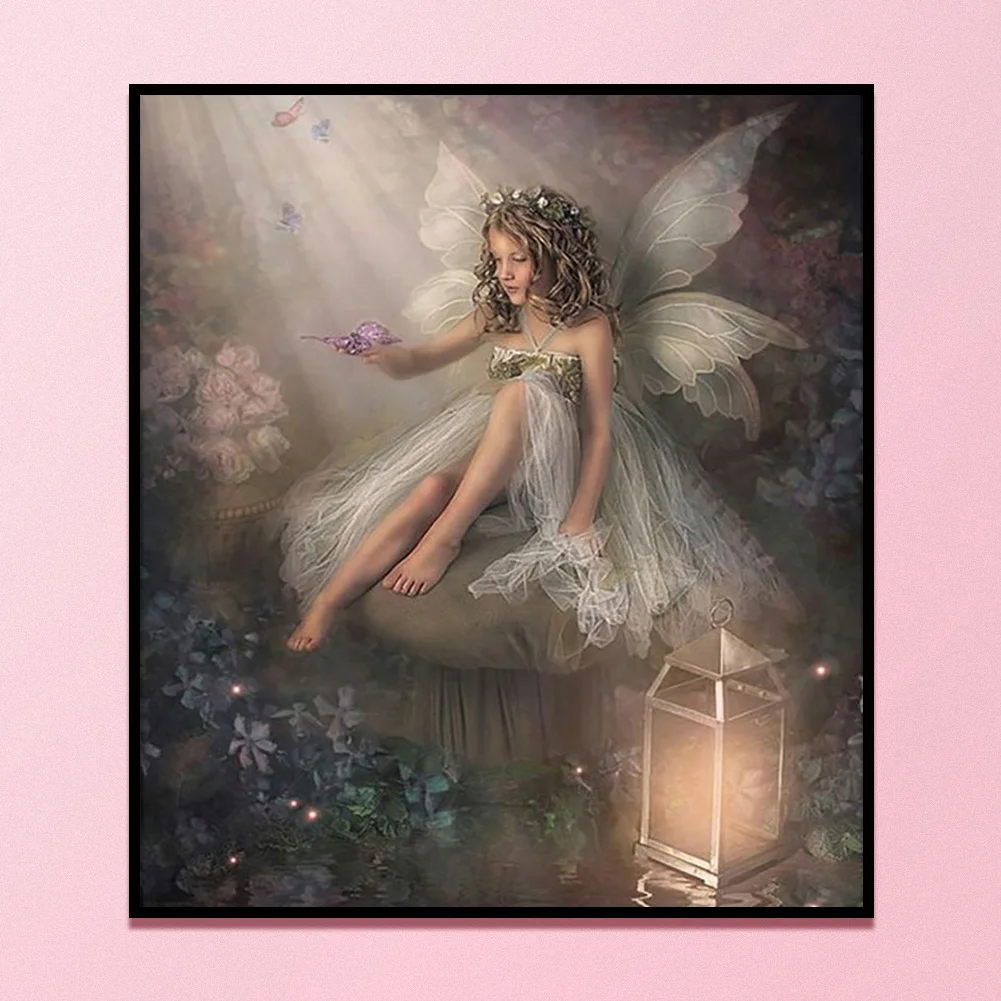 DIY Stamped Cross Stitch 11CT Full Embroidery 40*45cm - Angel