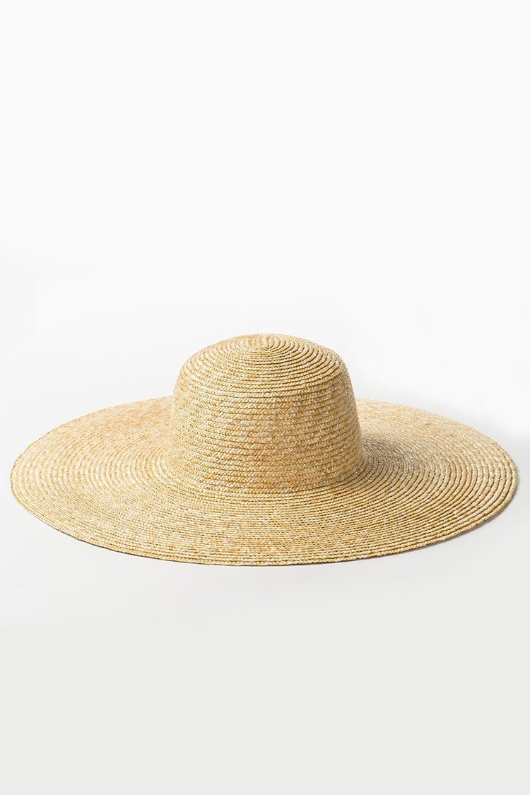 Basic Wide Brim Beach Straw Sun Hat-elleschic