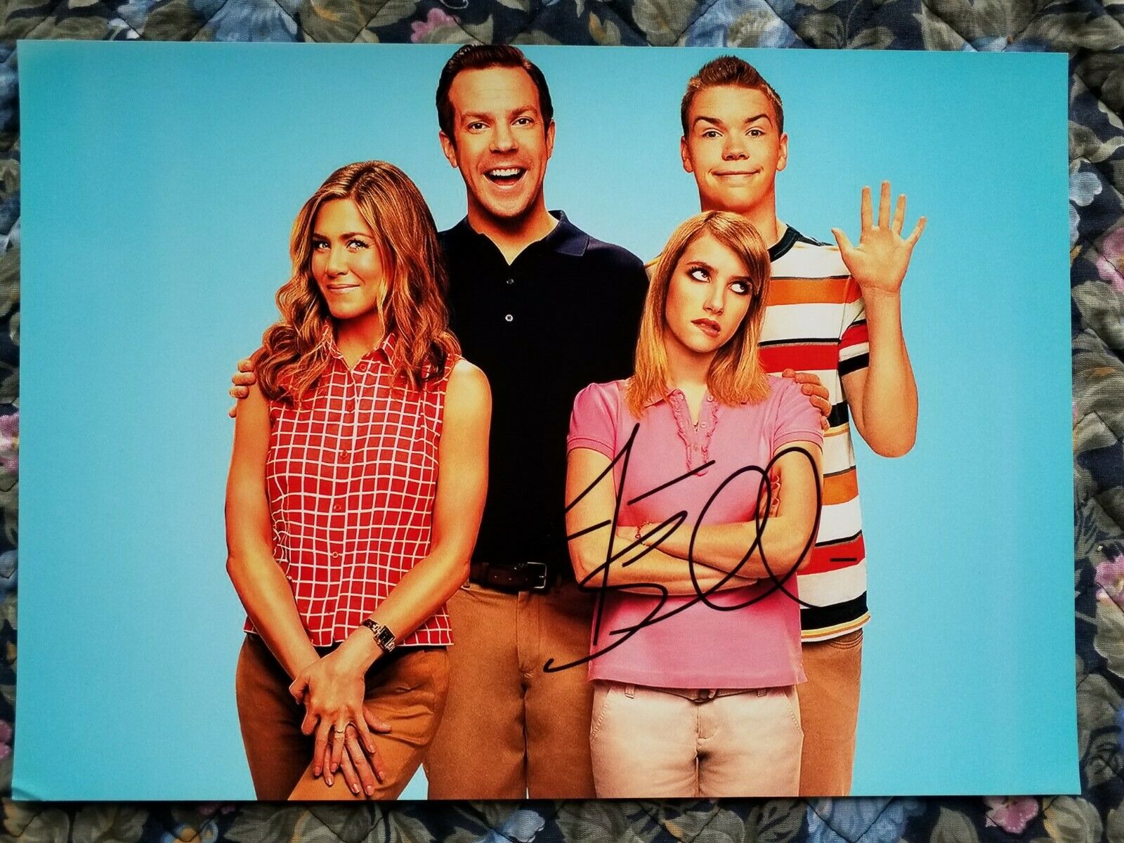 JASON SUDEIKIS Authentic Signed Autographed 8.2 x 11.2 Photo Poster painting We are the Millers