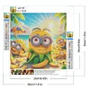 Minions – Diamantmalerei mit rundem Bohrer – 30 x 30 cm