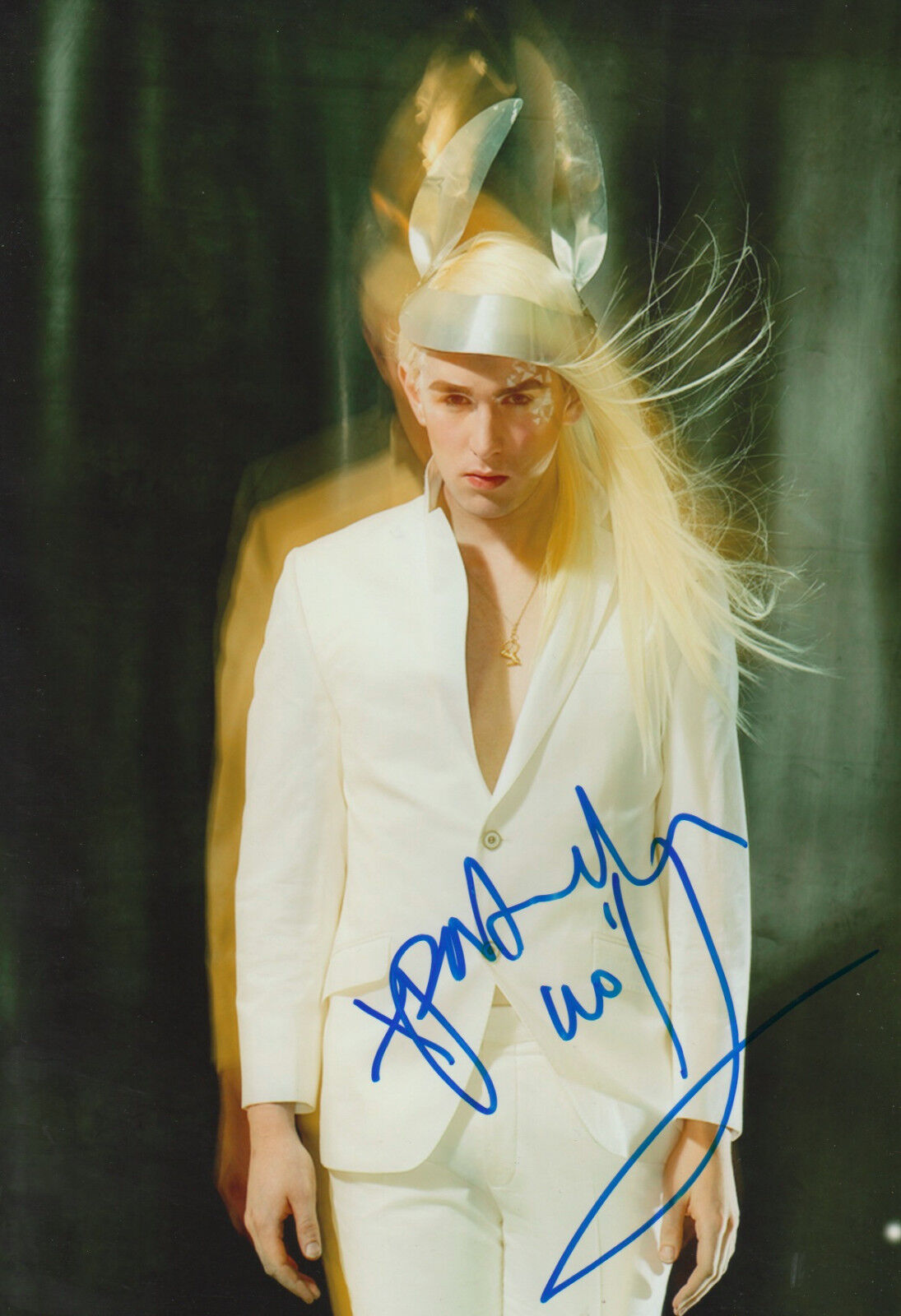 Patrick Wolf signed 8x12 inch Photo Poster painting autograph