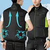 Cooling Vest Breathable Fishing Vest Sleeveless Workwear for Hot Weather Outdoor