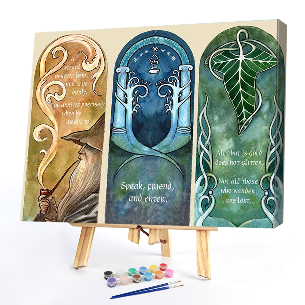 

50*40CM - Paint By Numbers - Lord of The Rings, 501 Original