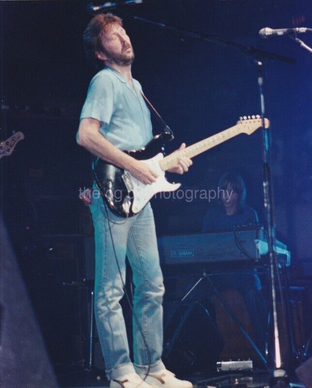 ERIC CLAPTON 8x10 BLUES ROCK MUSIC Found Photo Poster painting GUITAR93 13 K