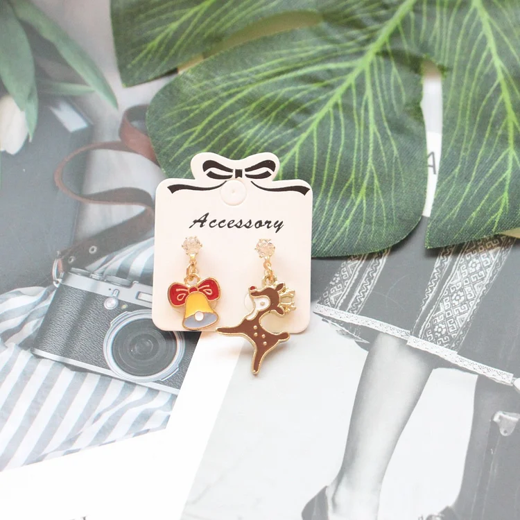 Cute Cartoon Christmas Earrings