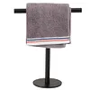 Stainless Steel Hand Towel Holder T-Shape Towel Bar Rack Bath Towel Bar Stand