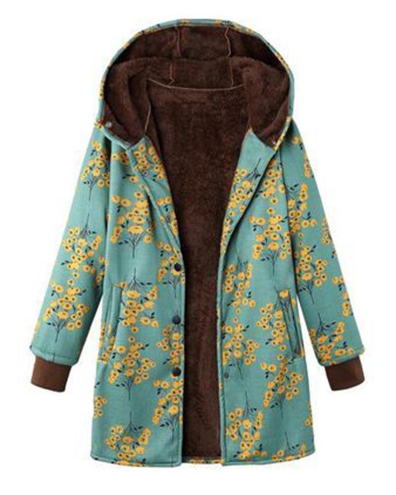 Women's Fashion Creative Printed Coat14