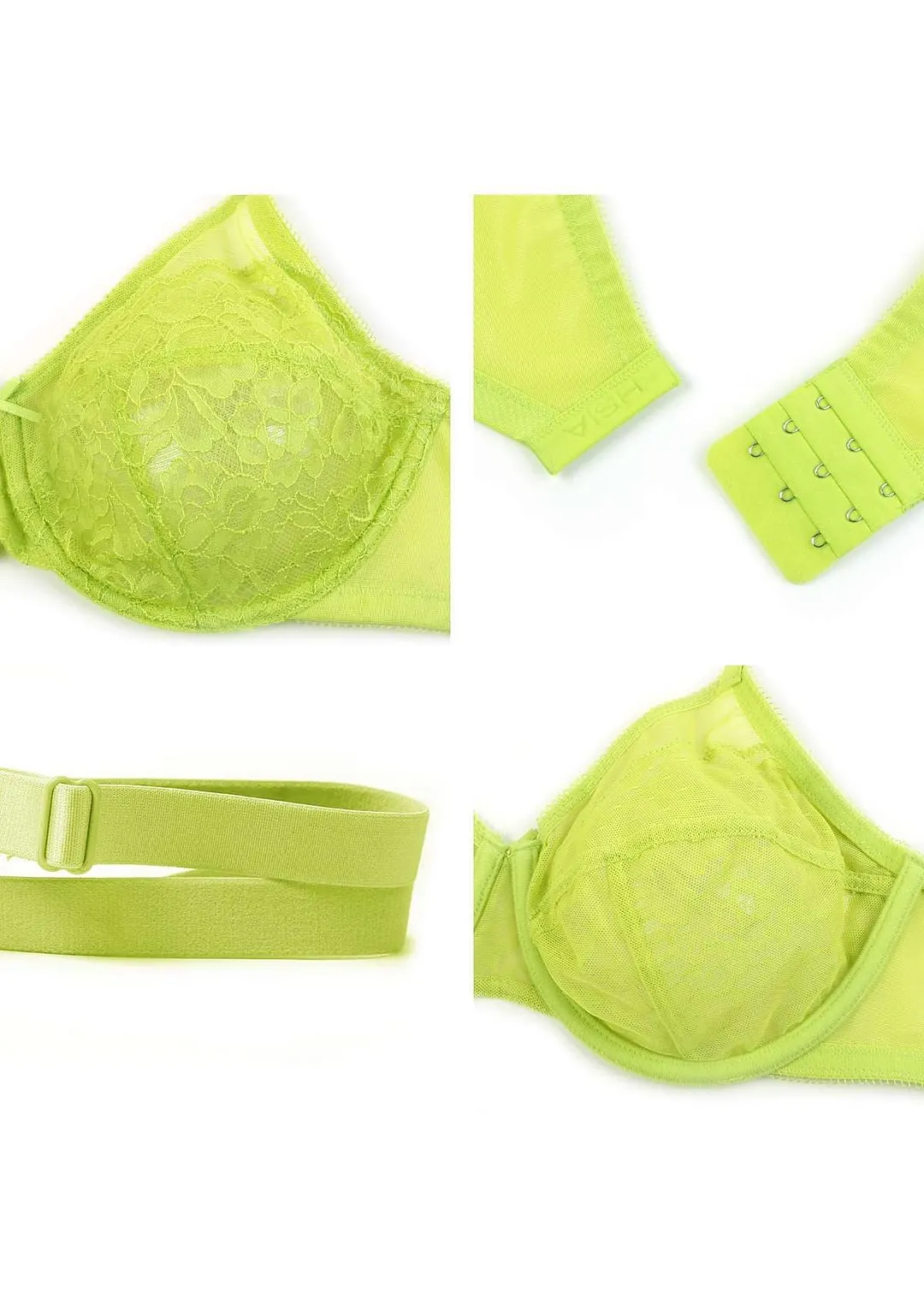 Enchante Unlined Non-padded Lace Underwire Bra