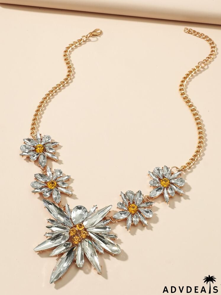 Gemstone Decor Necklace