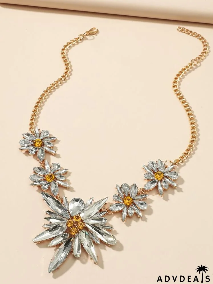 Gemstone Decor Necklace