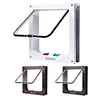 Cat Flap Door with 4 Way Security Lock Cat Dogs Flap Doors Cat Puppy Safety Gate
