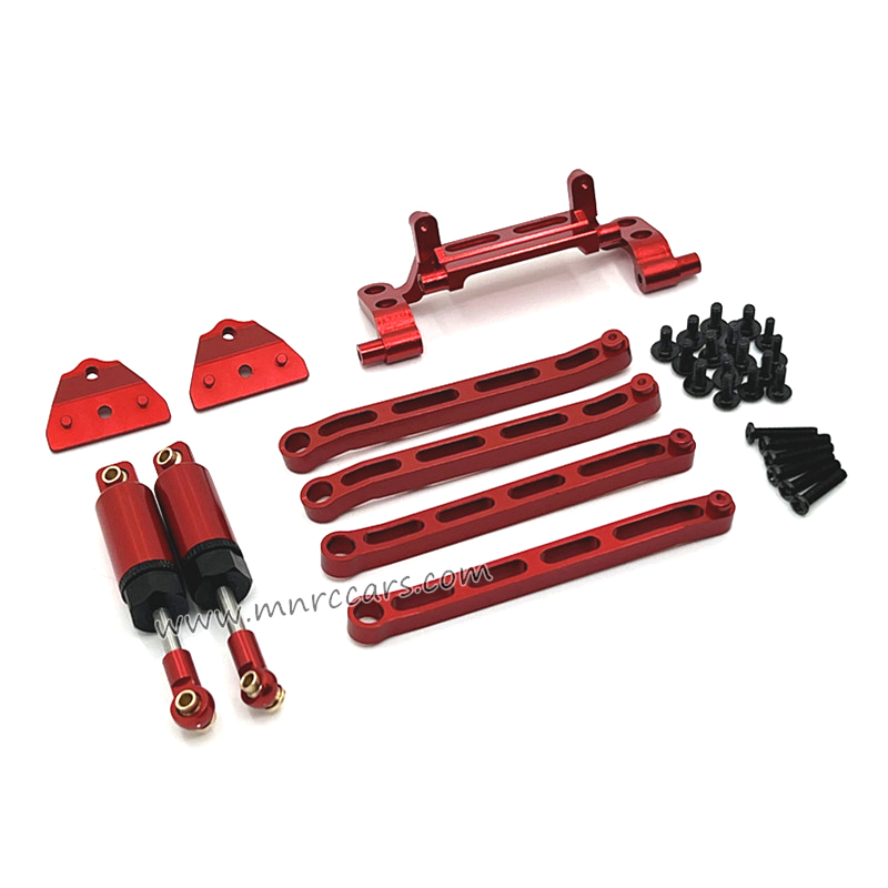 MN Model MN168 Upgrade Parts Metal Shock Car Rod Servo Seat Shock Absorber Bracket Kit