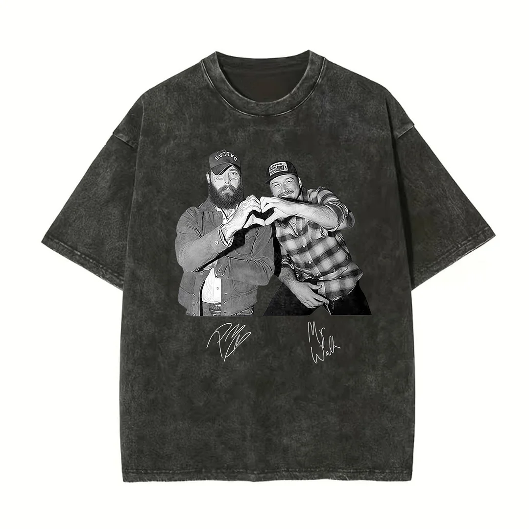 I Had Some Help - Country Music Printed Oversize Washed T-Shirt