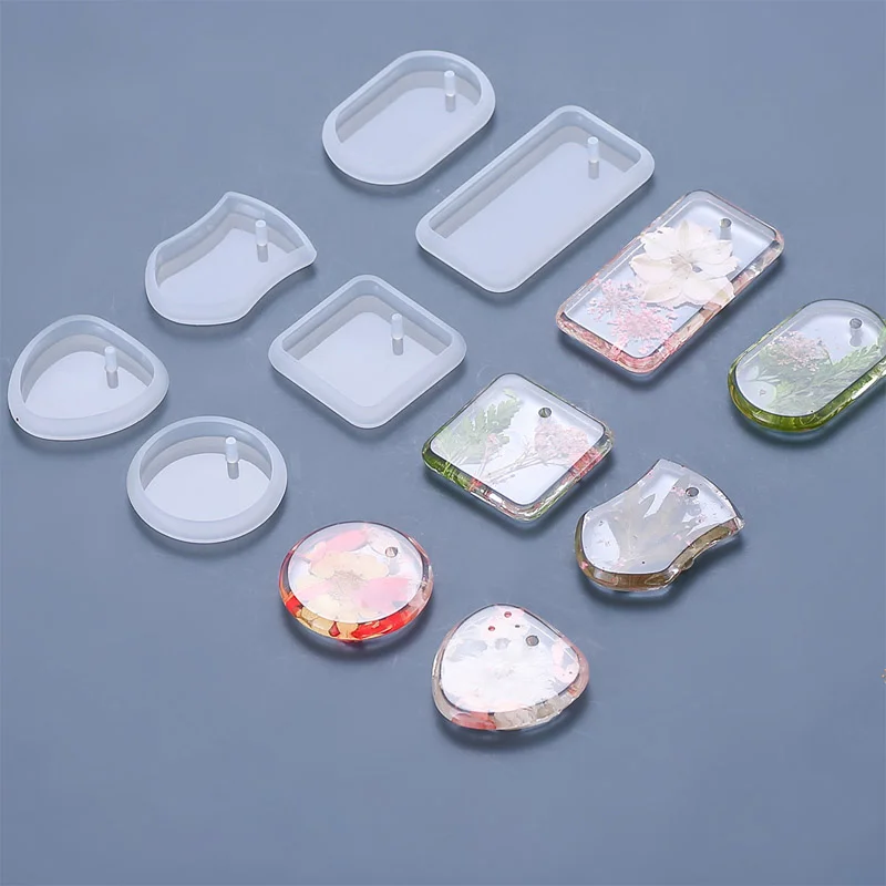 No Polish Pendant Resin Mold Set (6PCS)