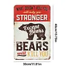 (Multi Style)Warning - Vintage Metal Signs - 30*40cm - Warning