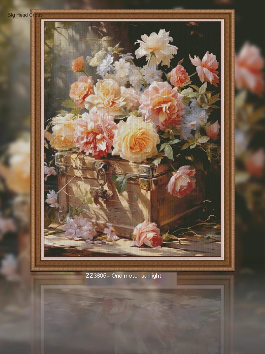 1set DIY Printed Cross Stitch Kit 【ZZ3805- One meter sunlight】printed (stamped) cross-stitch Painting Fairy Cross Stitch