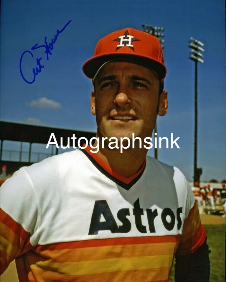 Art Howe Autographed 8x10 Houston Astros #1