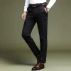 Men's Business Casual Pants Straight Leg Pants