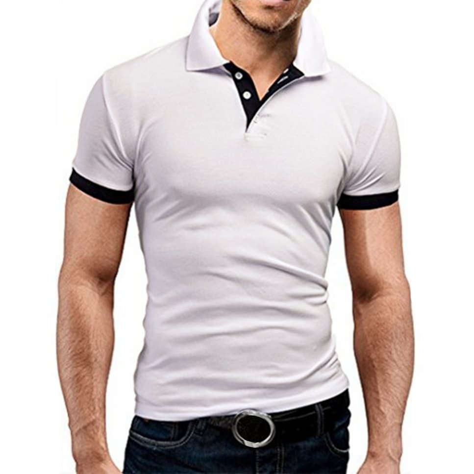 Men's Fashion Casual Polo Short Sleeve T Shirt-Compassnice®