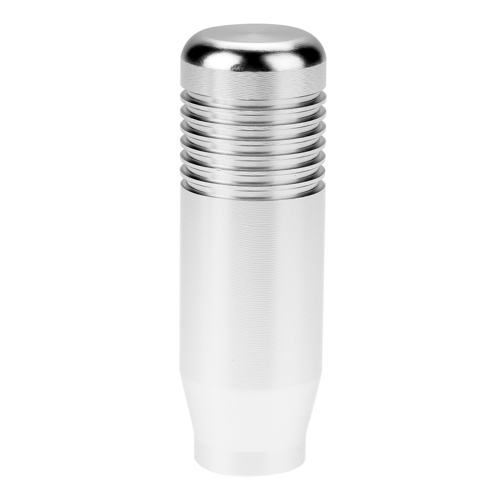 

Aluminum Alloy Gear Shift Knob Metal AT MT Shifter Lever Knob 85mm -Silver, 501 Original