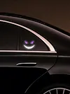 Demon Eye LED Car Window Warning Light Solar Panel Breathing Lamp
