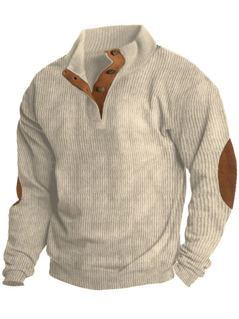 Men's Outdoor Casual Stand Collar Long Sleeve