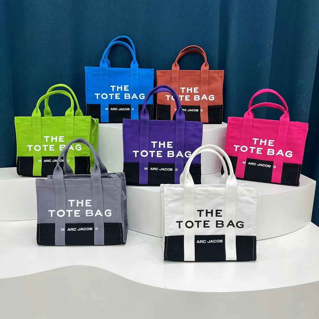 Casual Letter Canvas Handheld Messenger Tote Bag | IFYHOME