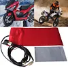 12V Carbon Fiber Pad Timer Carbon Fiber Seat Heater Cover UTV E-BIKE Seat Heater