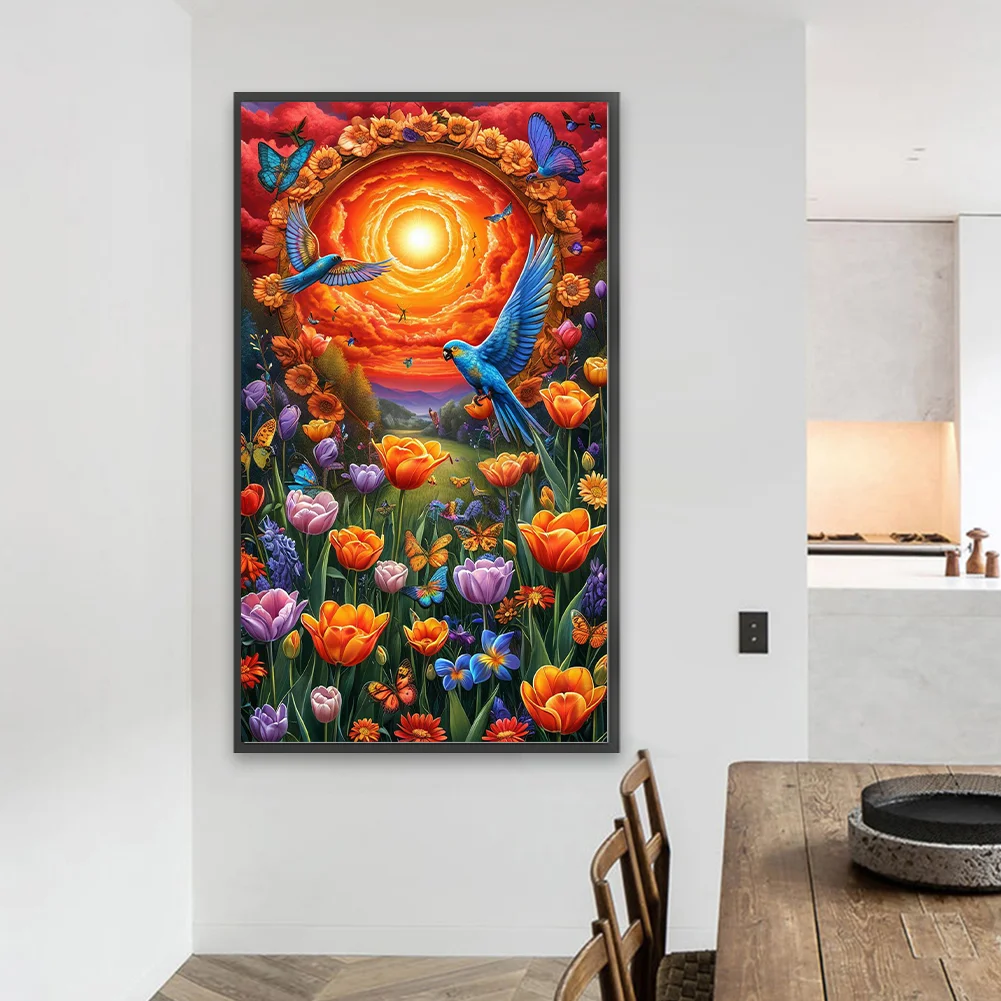 Diamond Painting - Full Round Drill - Bird(Canvas|40*70cm)