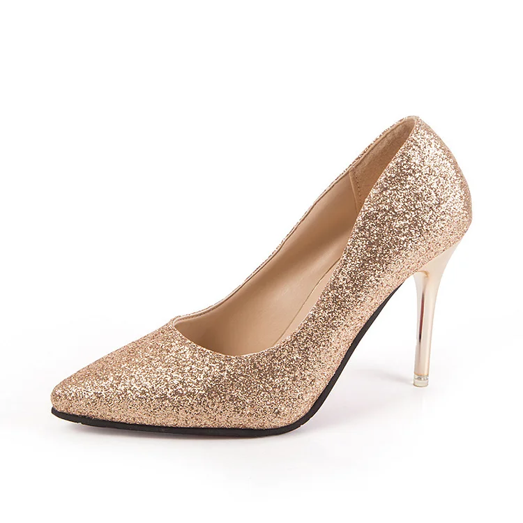 sequin pointed toe high heels new stiletto heels
