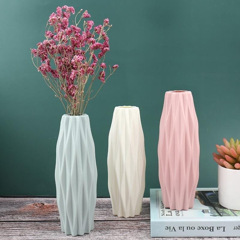 White Imitation Ceramic Vase