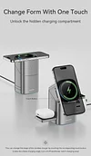 3-in-1 MW15 full touch Qi2 protocol magnetic wireless fast charging