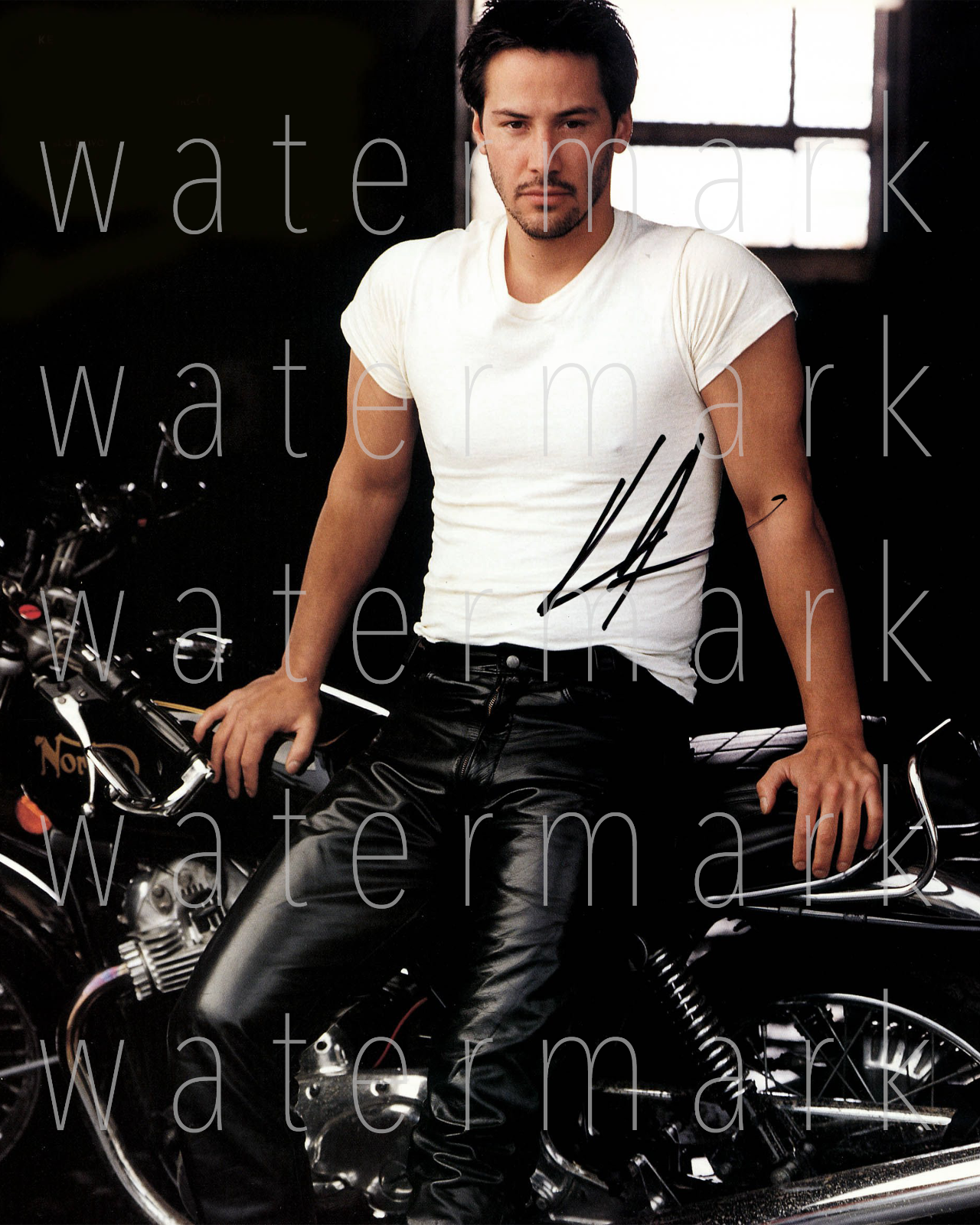 Keanu Reeves sexy hot signed 8X10 inch print Photo Poster painting poster picture autograph RP