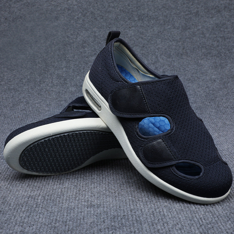 Unisex Plus Size Wide Diabetic Shoes for Swollen Feet Width Shoes - WD017
