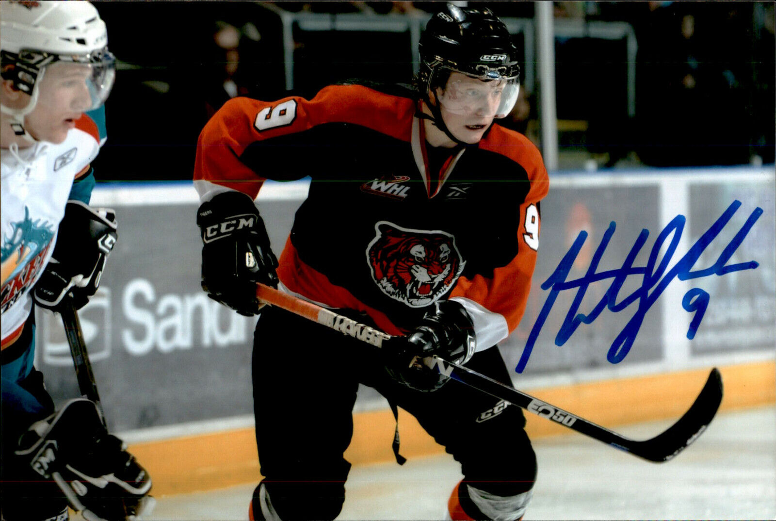 Hunter Shinkaruk SIGNED 4x6 Photo Poster painting MEDICINE HAT TIGERS / MONTREAL CANADIENS #2